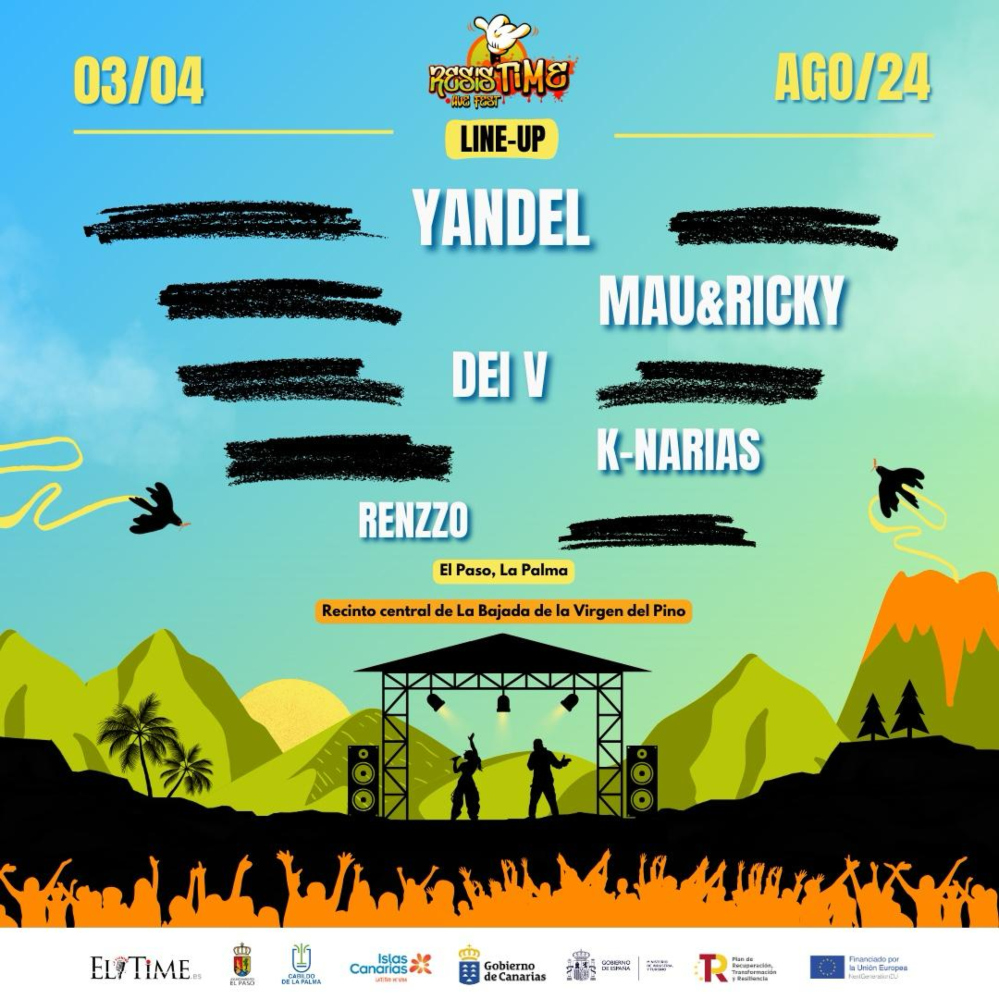 Yandel, Dei V, K-Narias, Renzzo... ResisTIME announces first artists and activates ticket sales